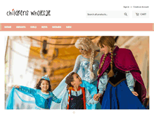 Tablet Screenshot of childrenswholesale.com